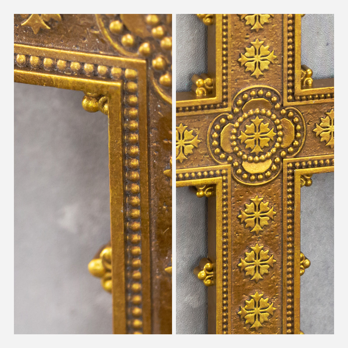 BC Home Décor Baroque Embossed Wall Cross-Renaissance