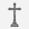 BC Catholic Baroque Embossed Standing Crucifix-Inspirational decor