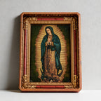 BC Catholic Our Lady of Guadalupe Image-Vintage Frame