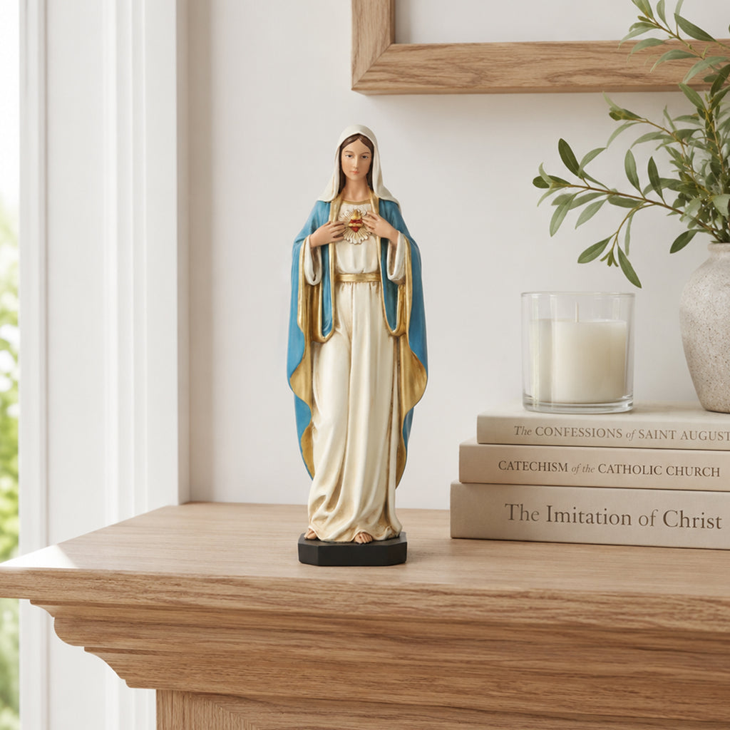BC Catholic Immaculate Heart of Mary Statue-Renaissance