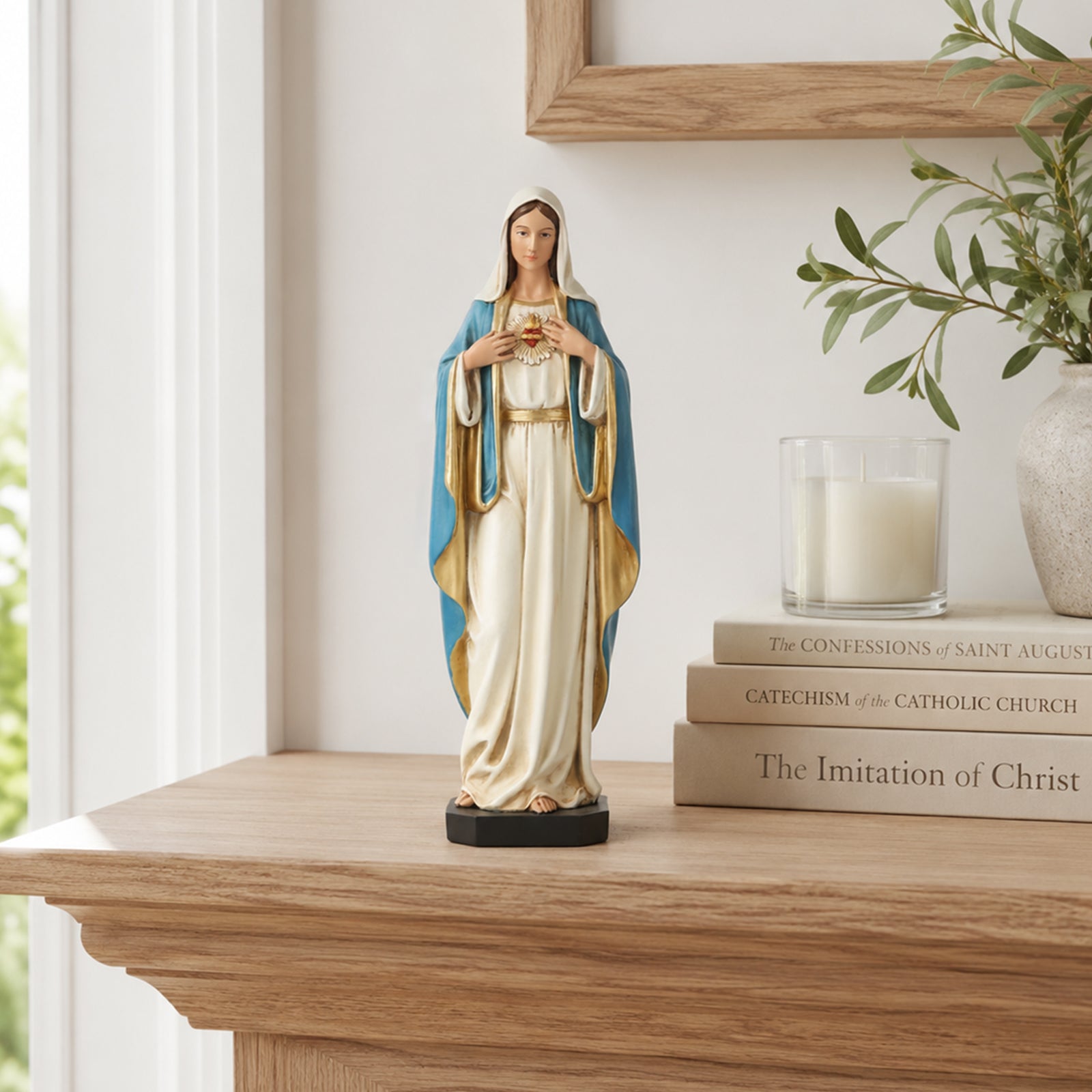 BC Catholic Immaculate Heart of Mary Statue-Renaissance