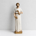BC Catholic White & Gold St. Joseph the Worker Statue-Renaissance