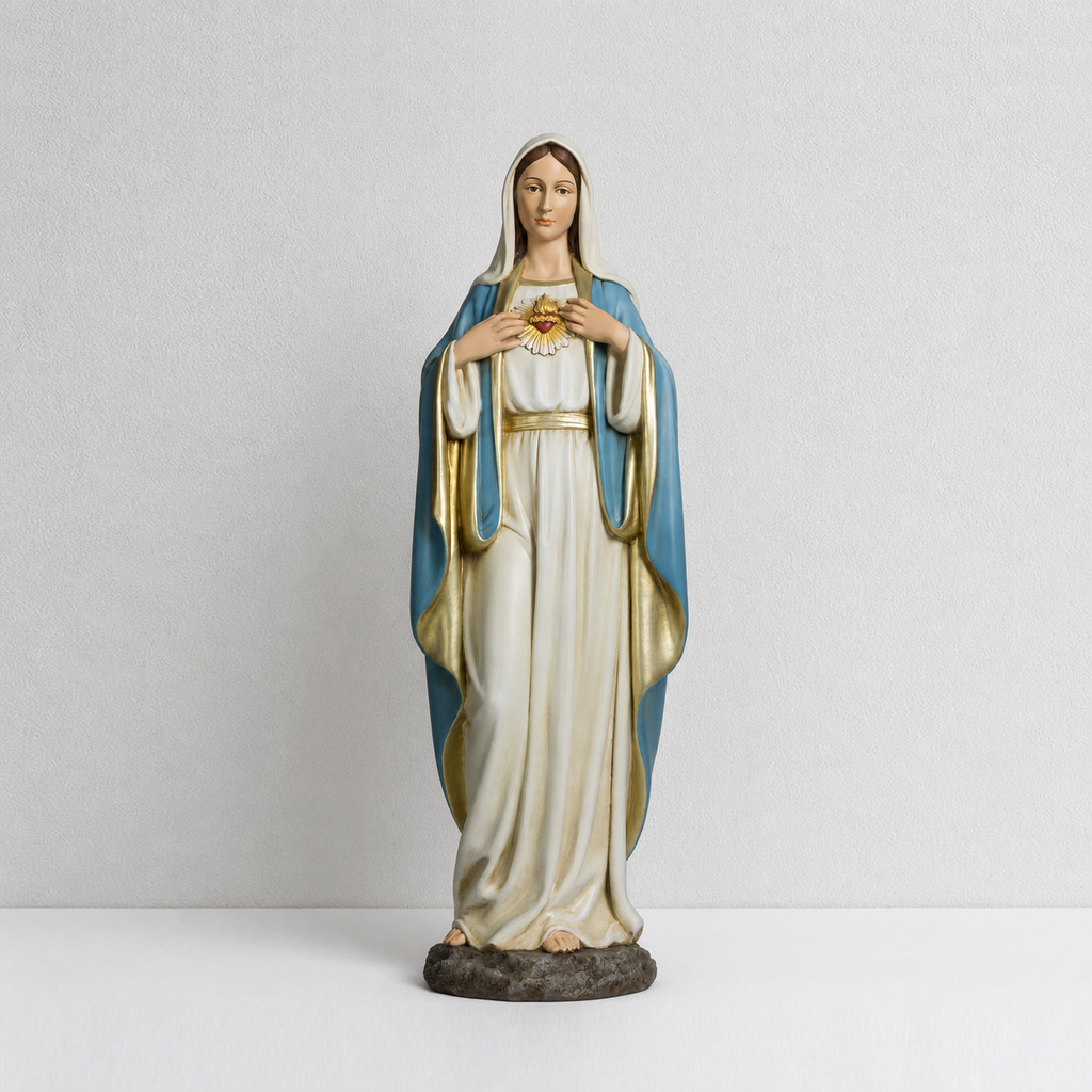 BC Catholic Immaculate Heart of Mary Statue-Renaissance