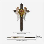 Croix murale du cœur très chaste de Saint Joseph, catholique de la Colombie-Britannique - Décoration d'ange gardien