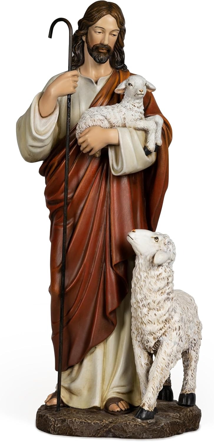 BC Catholic The Good Shepherd Statue-Renaissance