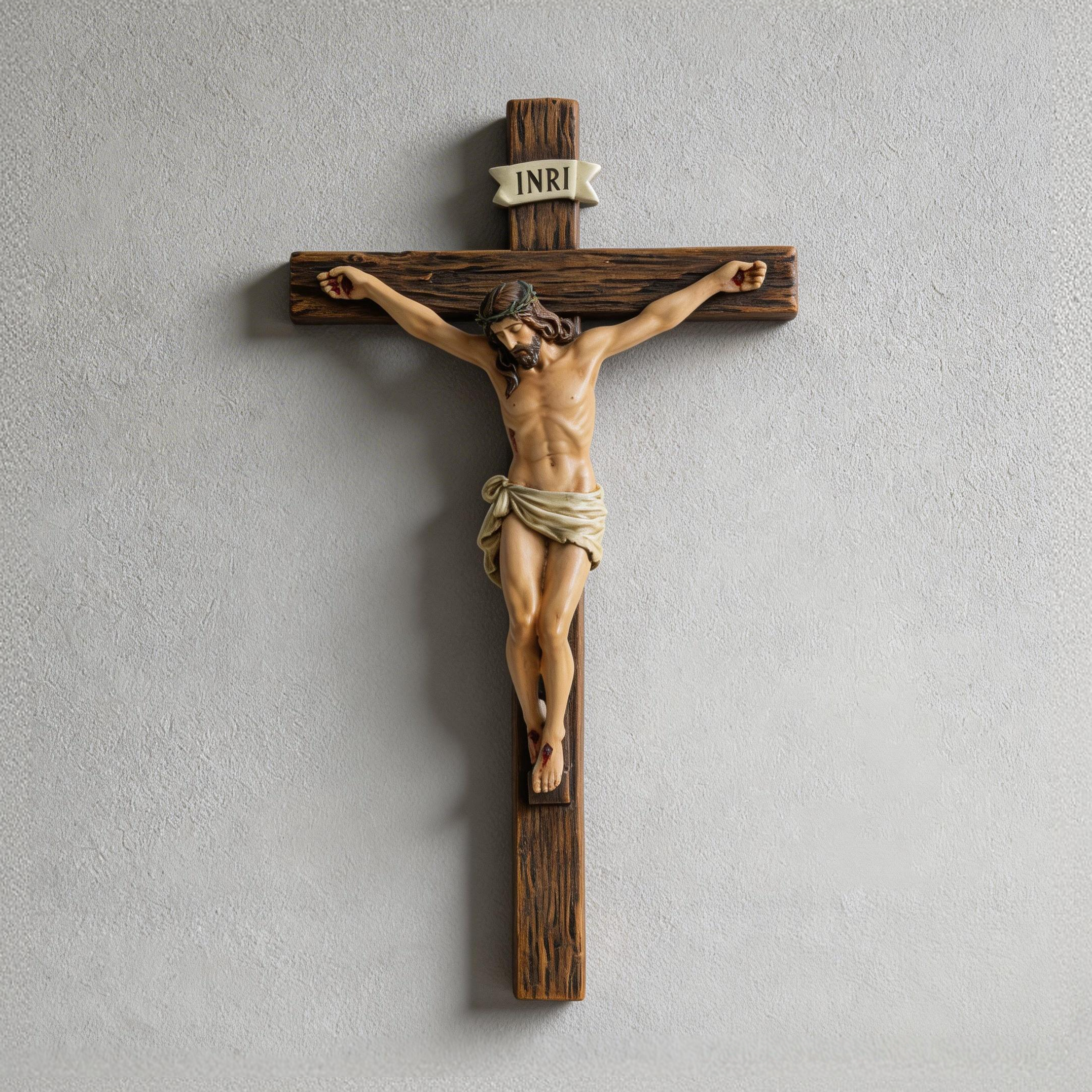 BC Catholic Crucifix -Inspirational Renaissance Art